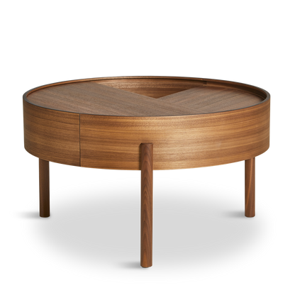 WOUD -  Arc coffee table (66 cm) - Walnut