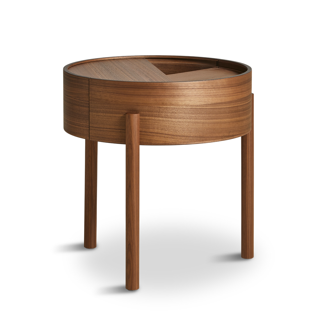 WOUD - Arc side table (42 cm) - Walnut - WOUD - DesignGaragen.dk
