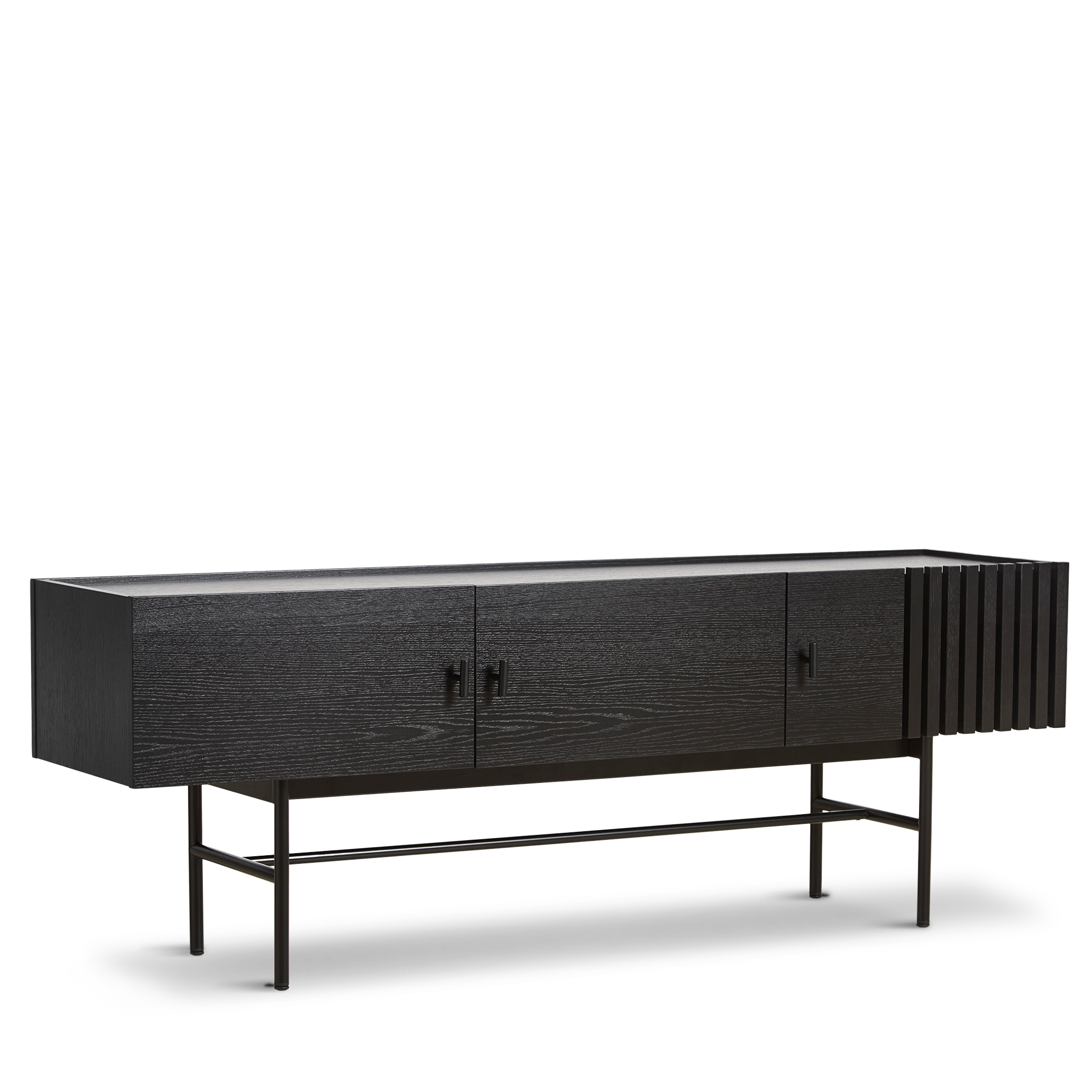 WOUD -  Array low sideboard (150 cm) - Black