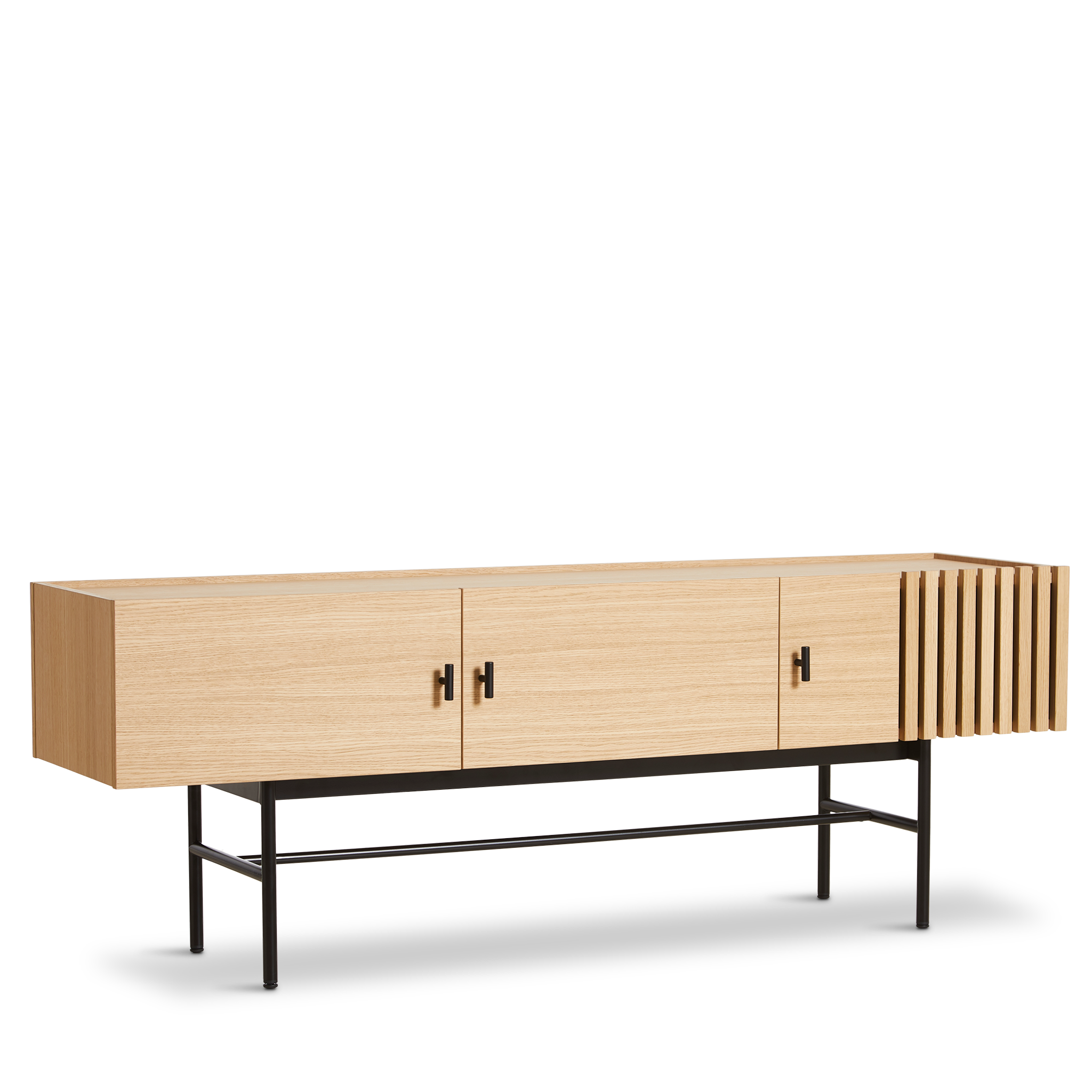 WOUD - Array low sideboard (150 cm) - White pigmented oak - WOUD - DesignGaragen.dk