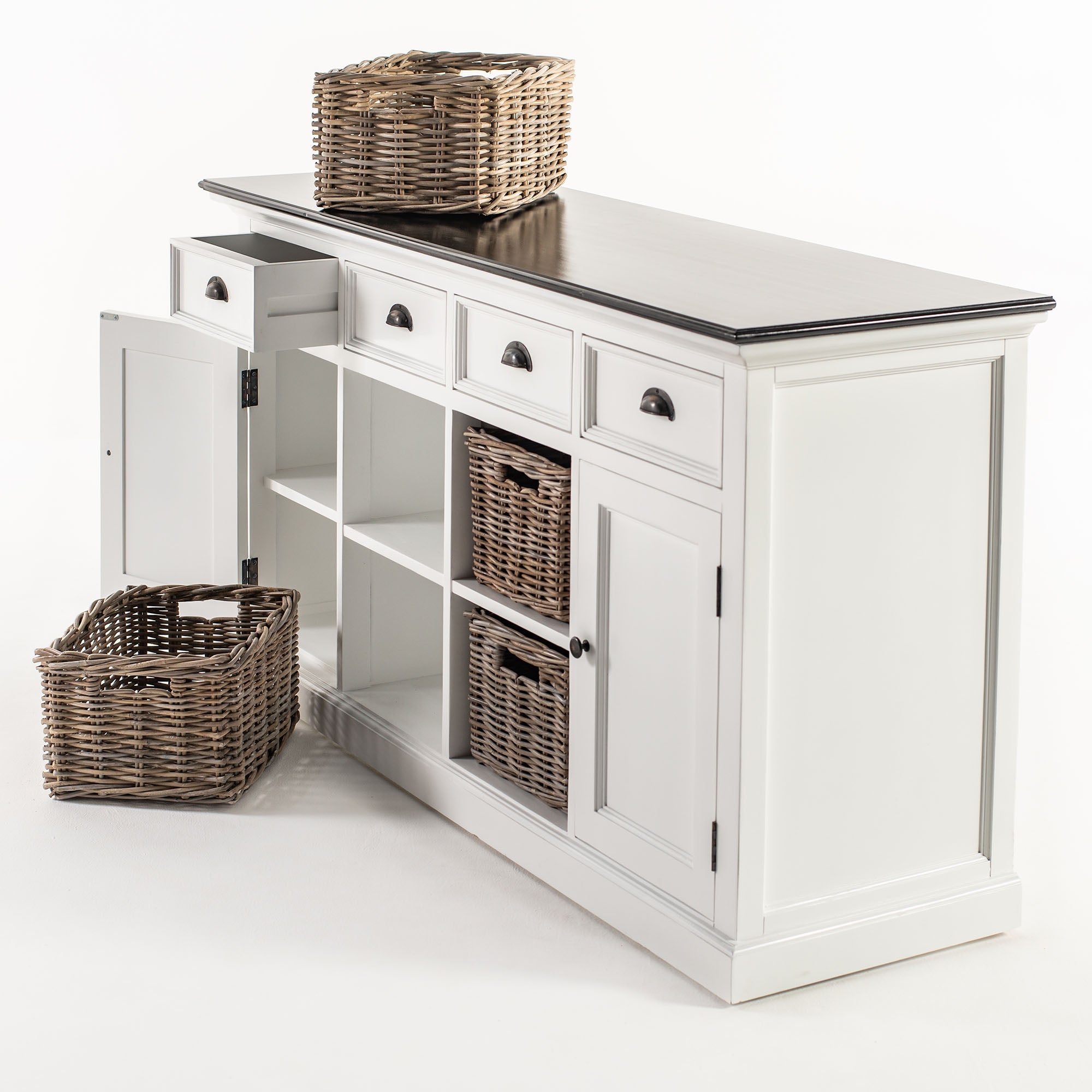 Halifax Contrast sideboard with 4 baskets