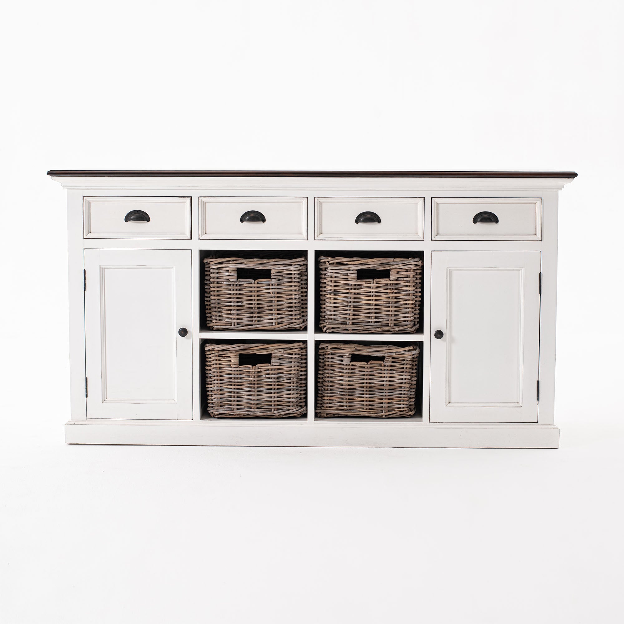 Halifax accent sideboard with 4 baskets