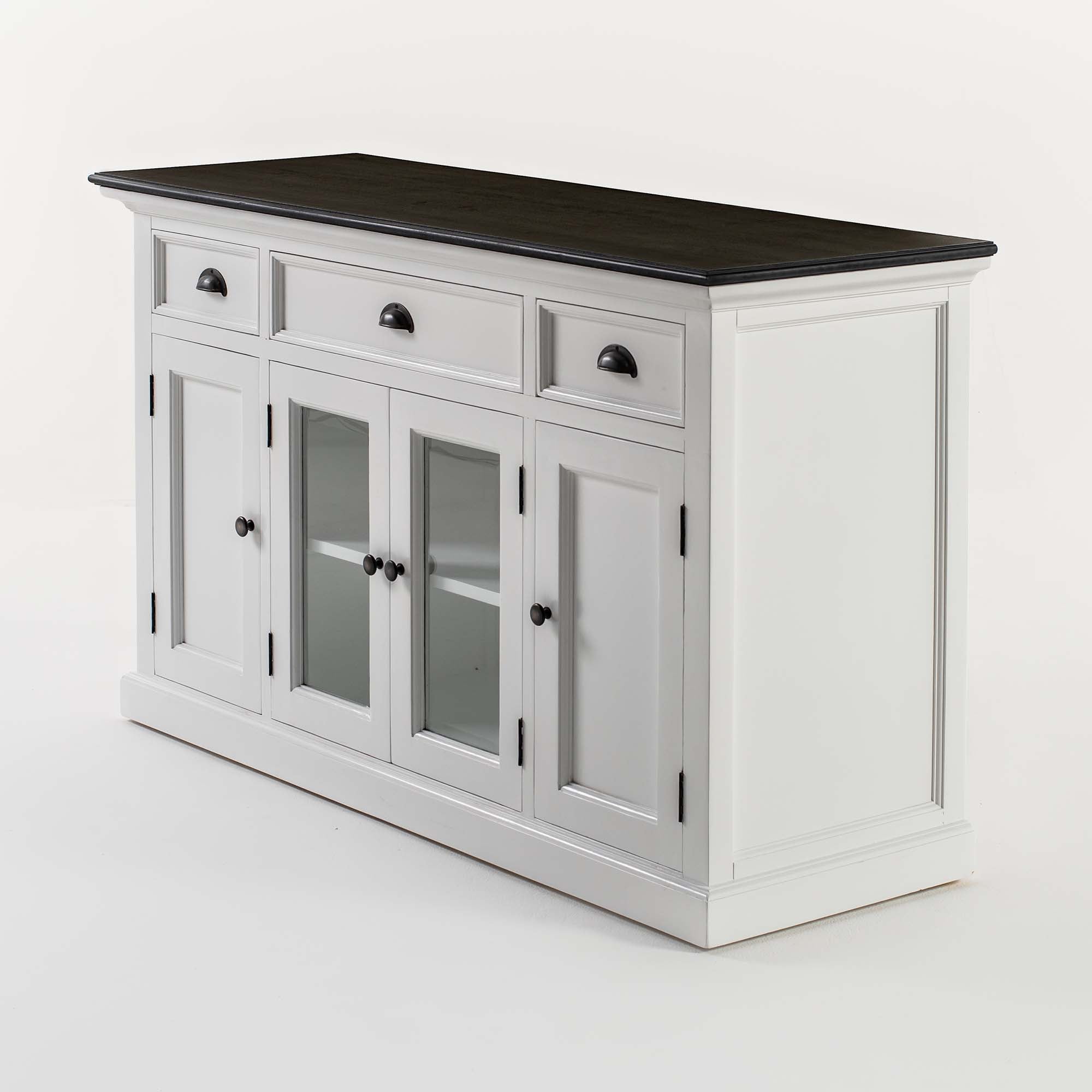 Halifax Contrast sideboard with 4 doors and 3 drawers