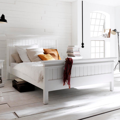 Halifax White Bed - Queen Size Send
