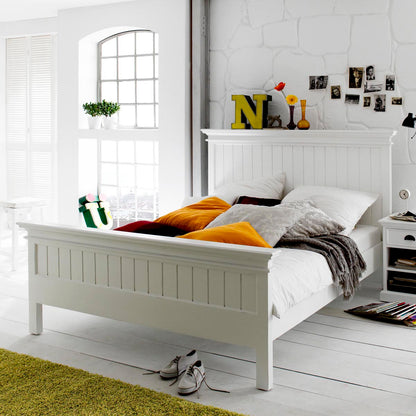 Halifax White Bed - Queen Size Send