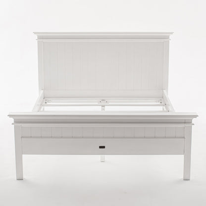Halifax White Bed - Queen Size Send