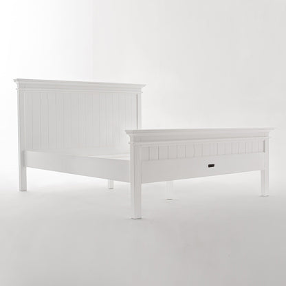 Halifax White Bed - Queen Size Send