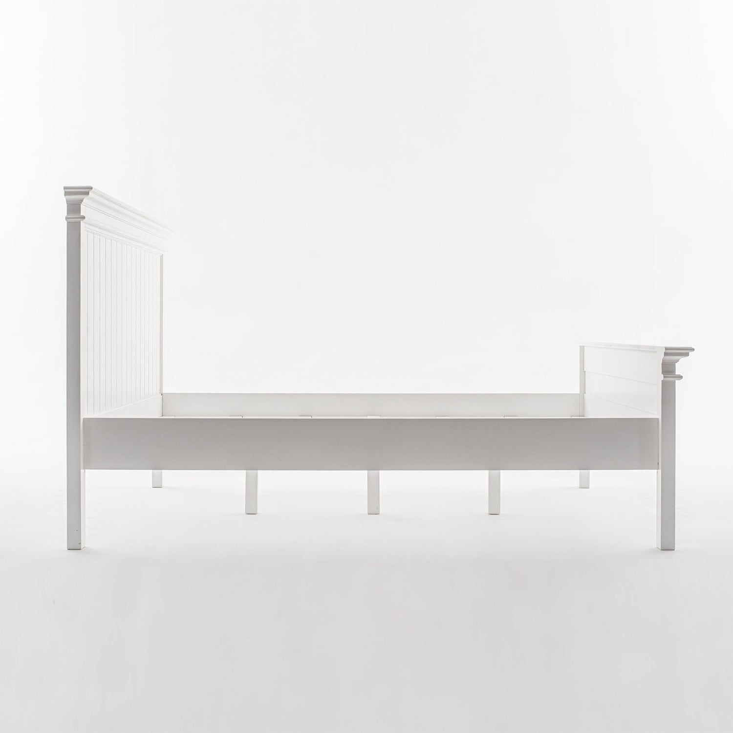 Halifax White Bed - Queen Size Send