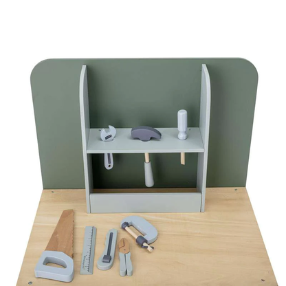 Bloomingville Bubba Tool Bench in Wood (Green) - L60xH90xW41 