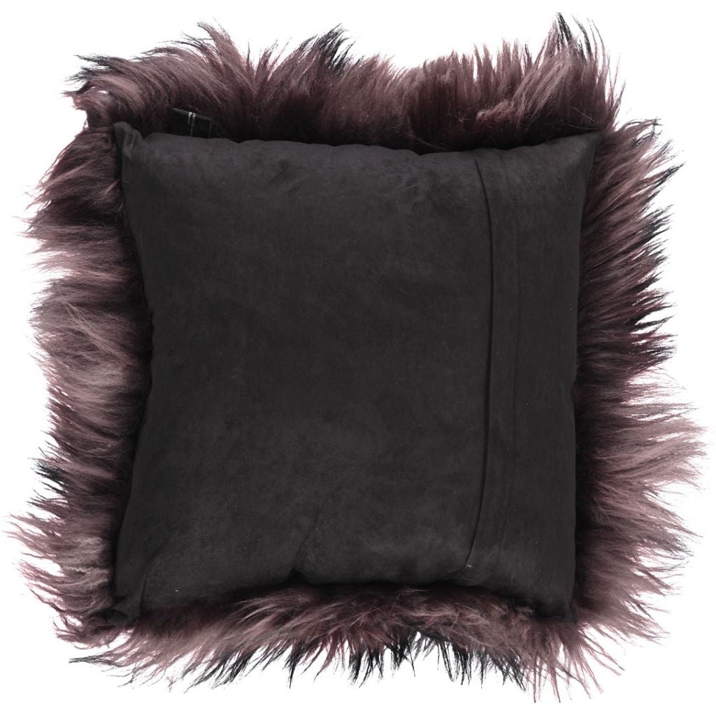 Pillow | Lambskin | Long -haired | Tibet, Kashmir | 40x40 cm.