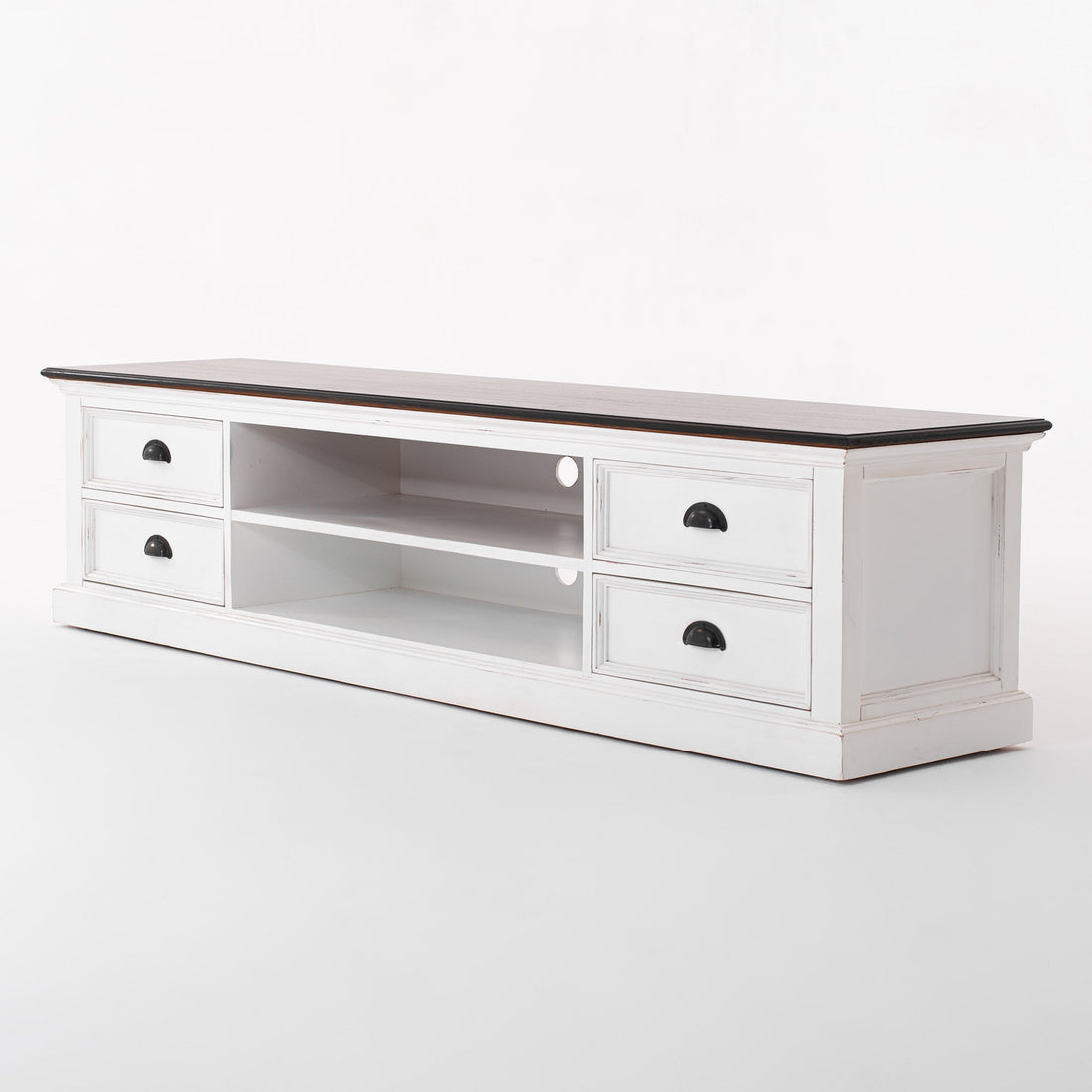 Halifax accent TV table with 4 drawers