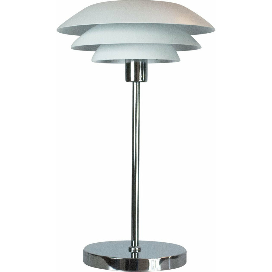Dyberg Larsen DL31 bordlampe hvid - Ø31xH50cm - DesignGaragen.dk.
