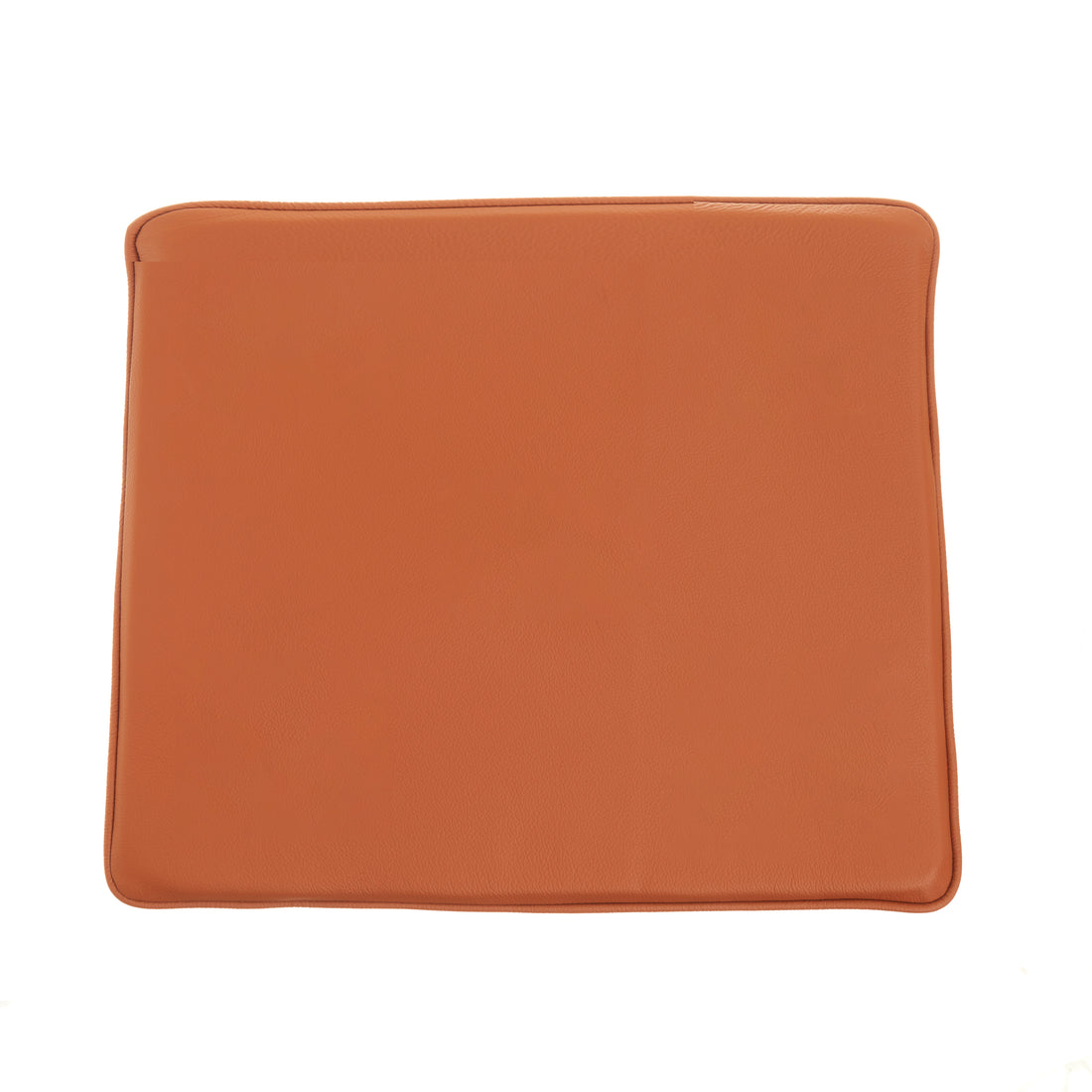 Leather cushion for the PP66 Chinese chair in cognac leather without buttons