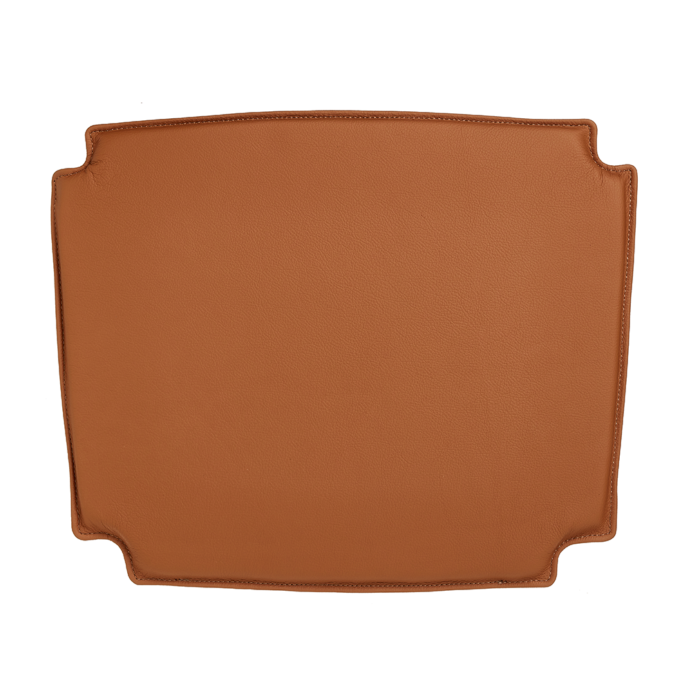 Leather cushion to Hans J. Wegner PP68 chair in cognac leather