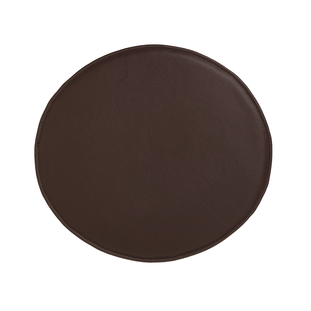 Luxury dark brown leather cushion to Nanna Ditzel Trinidad chair