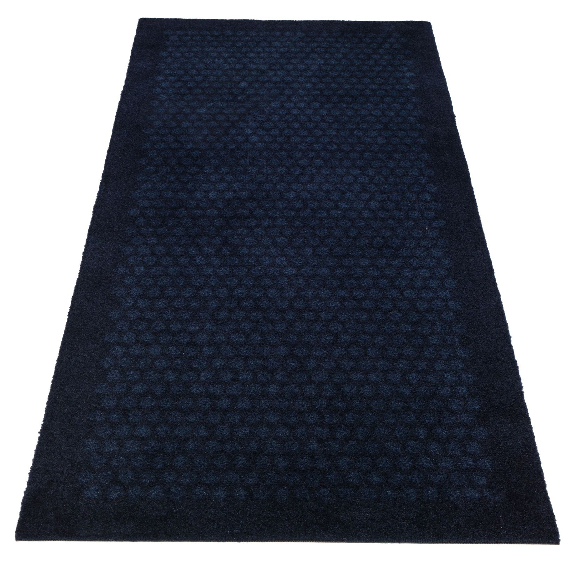 YELLOW MAT 67 x 150 CM - DOTS/BLUE