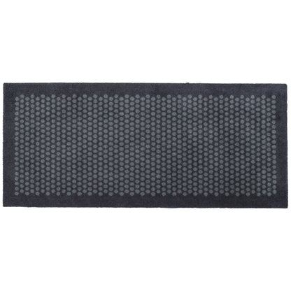 YELLOW MAT 67 x 150 CM - DOTS/GREY