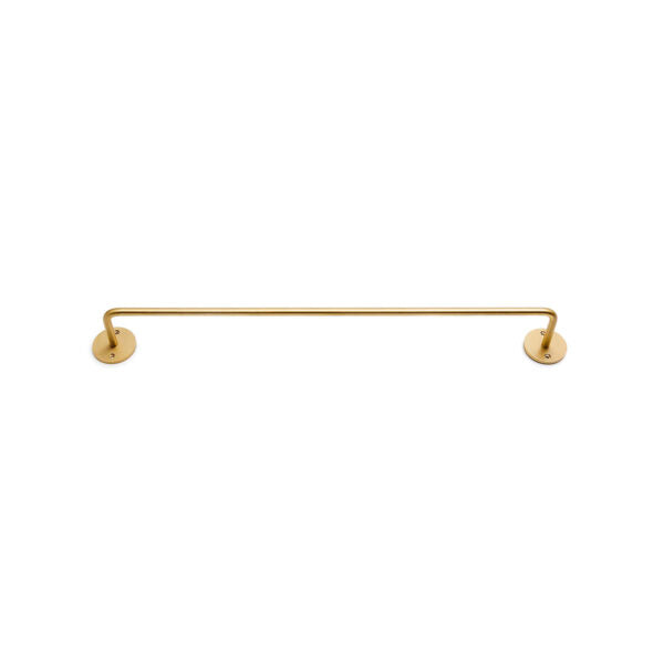 Wall towel holder brass - 60x7 cm