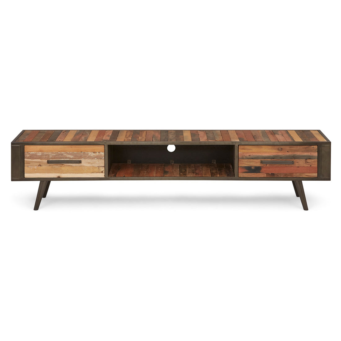 Nordic TV table with 2 drawers