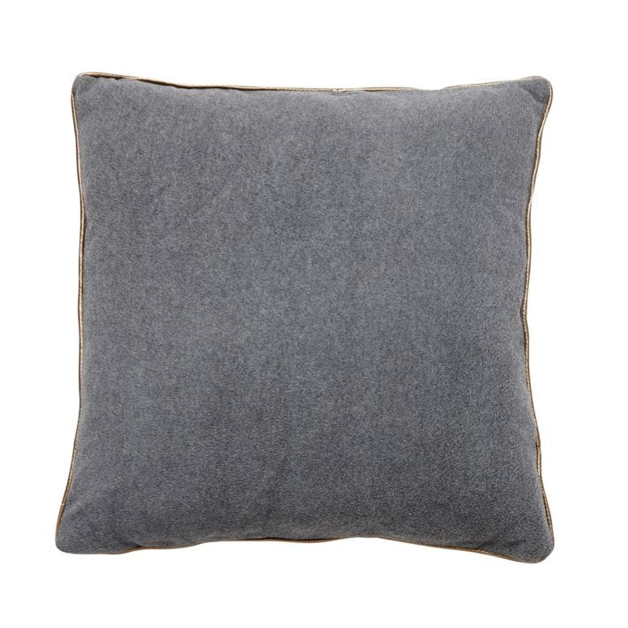Hubsch - Pude med guldkant 45 cm x 45 cm - med fyld - Hübsch - DesignGaragen.dk