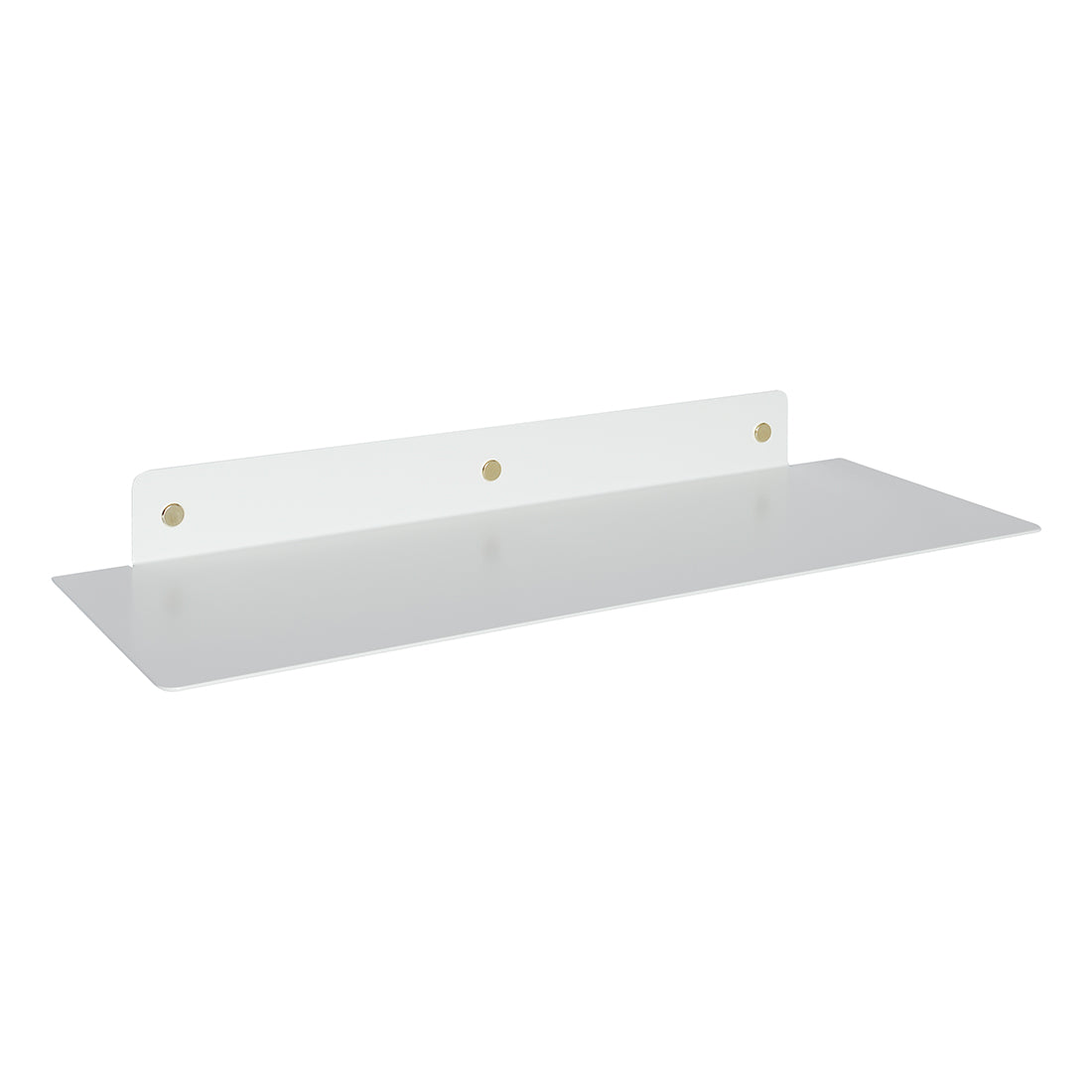 Curve Metal Shelf in Beige - 60 cm