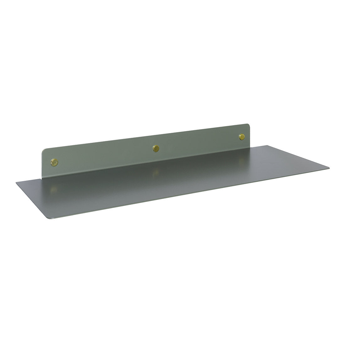 Curve Metal Shelf in Gray Green - 60 cm