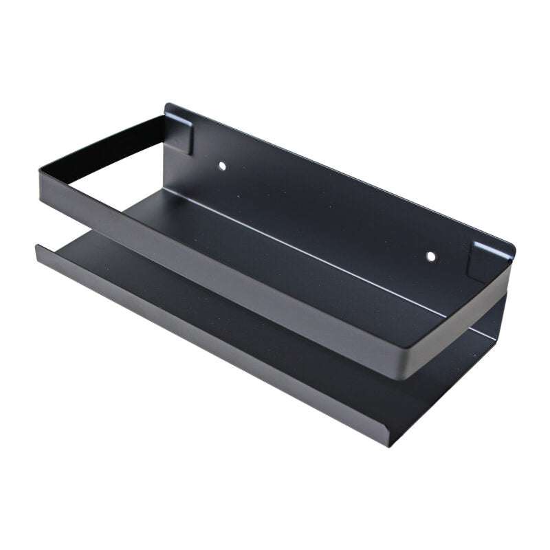 Bath shelf for bathroom - black - 23 cm