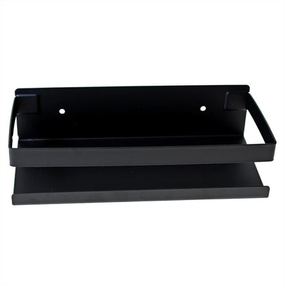 Bath shelf for bathroom - black - 23 cm