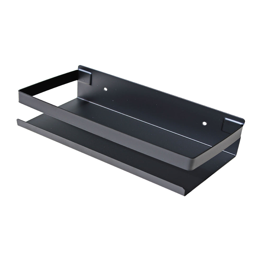 Bath shelf for bathroom - black - 30 cm