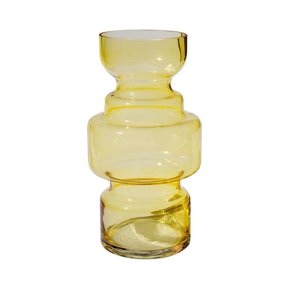 Curve vase - light yellow