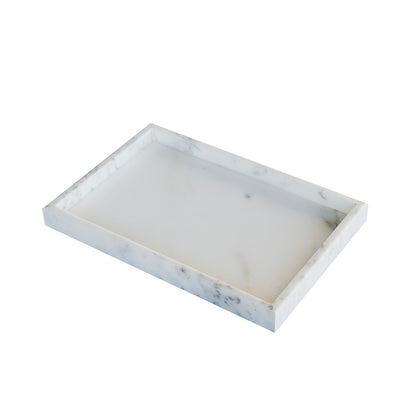 Marbi marble tray - white - 20x30 cm