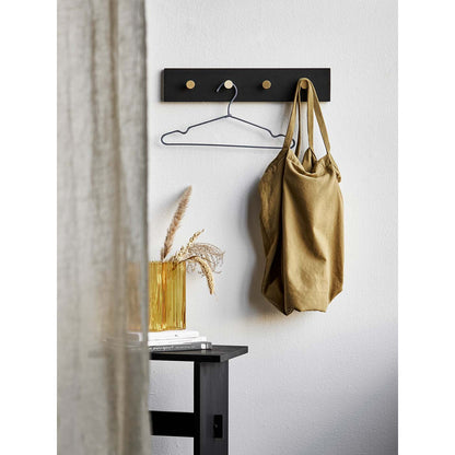 Oak hooks black and brass - 50 cm