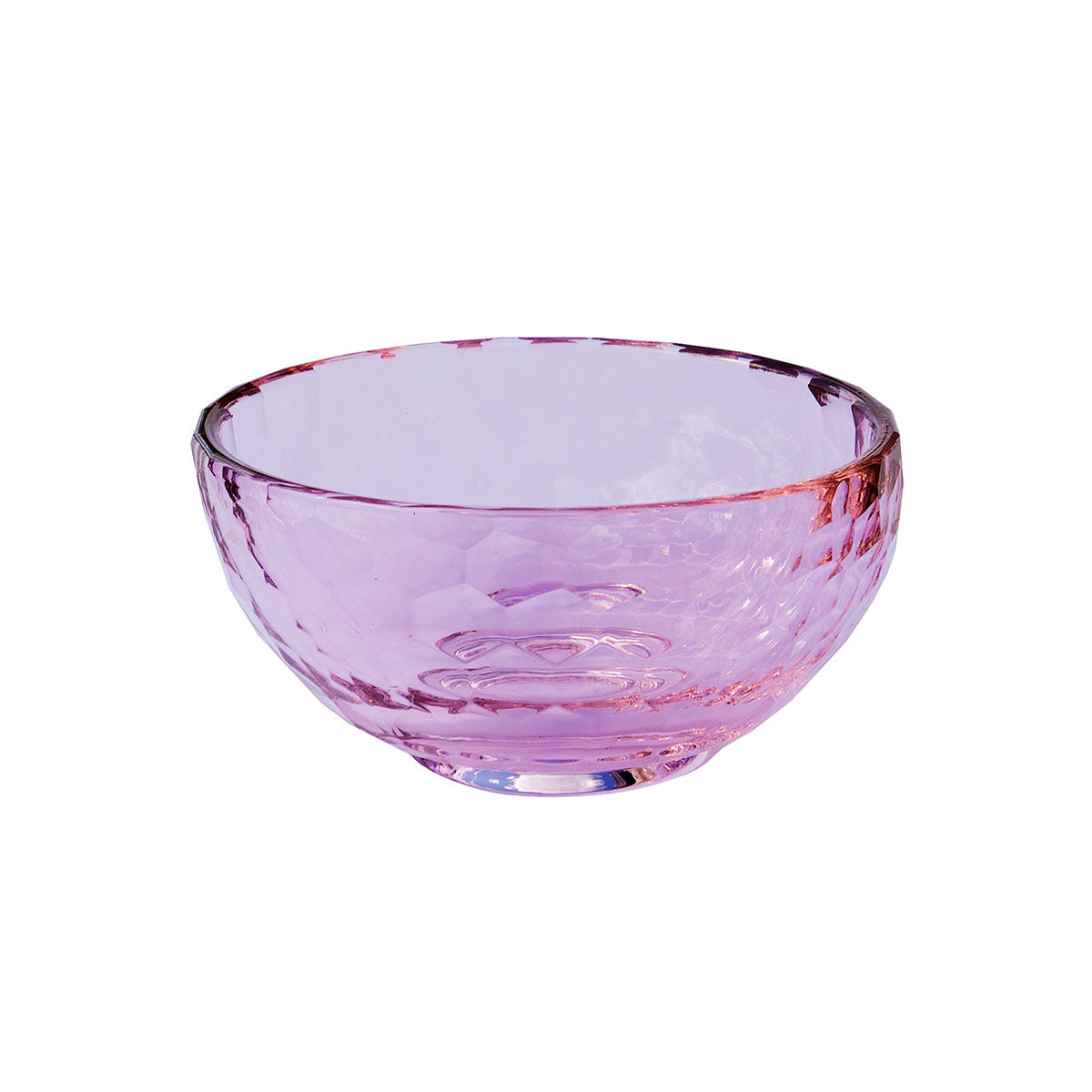 Storm crystal bowl Ø12 cm - pink