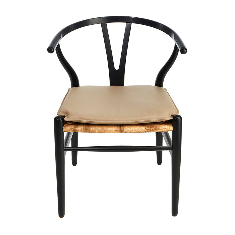 Hynde til Hans J. Wegner Y-stol CH24 i sandfarvet - Hynder til Hans J. Wegner CH24 Y-stol - DesignGaragen.dk