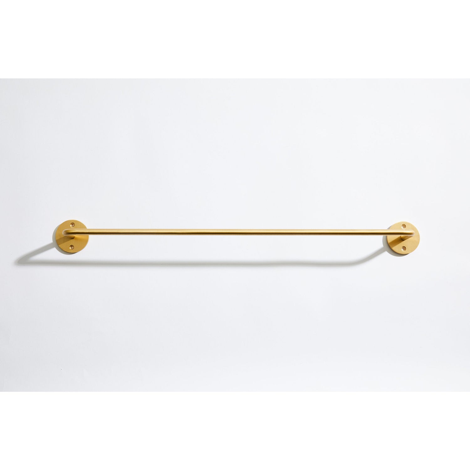 Wall towel holder brass - 60x7 cm