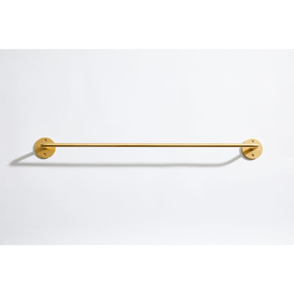 Wall towel holder brass - 60x7 cm