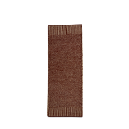 WOUD -  Rombo rug (75 x 200) - Rust