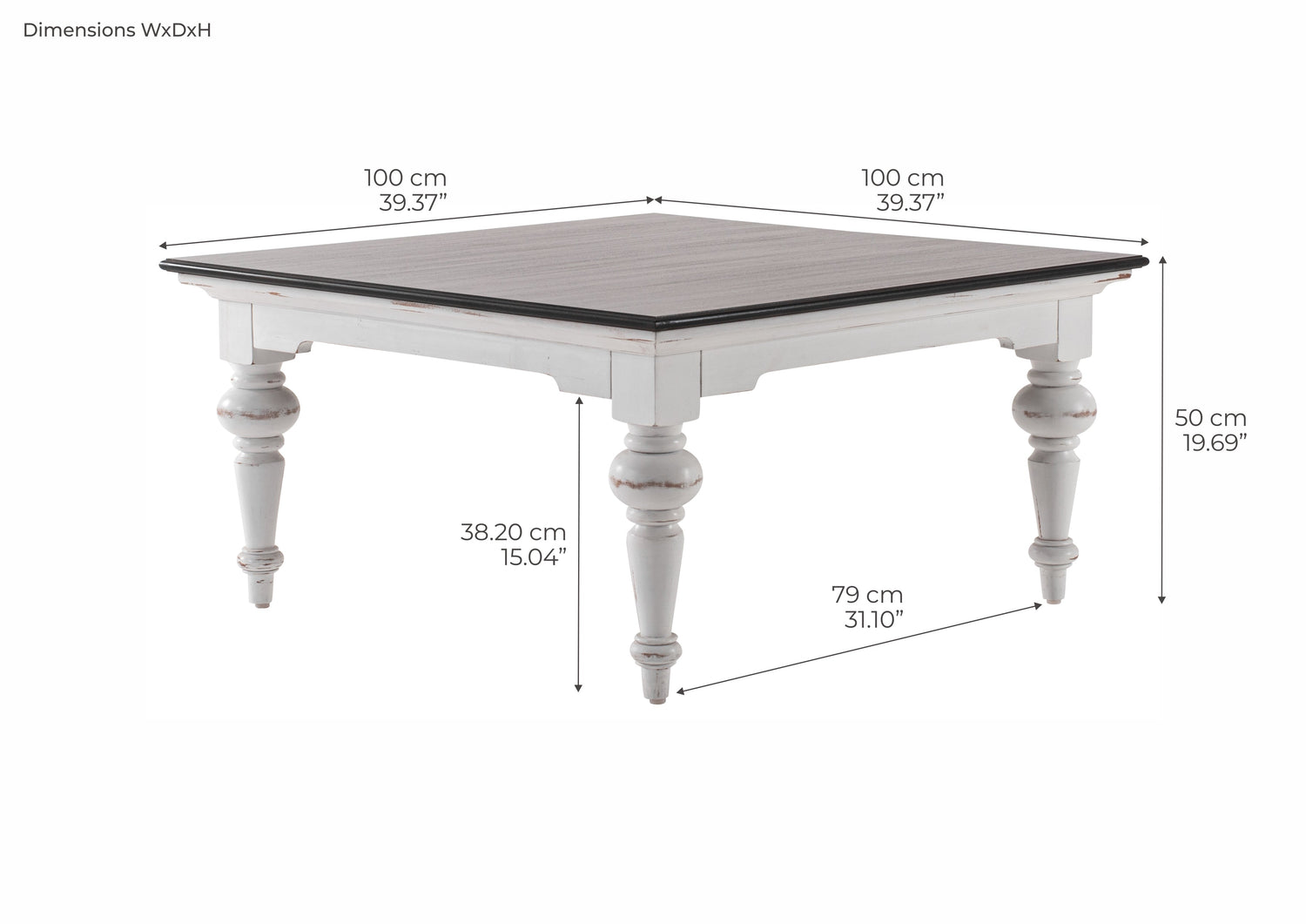 Provence accent coffee table