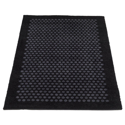 YELLOW MAT 67 x 120 CM - DOTS/BLACK GREY