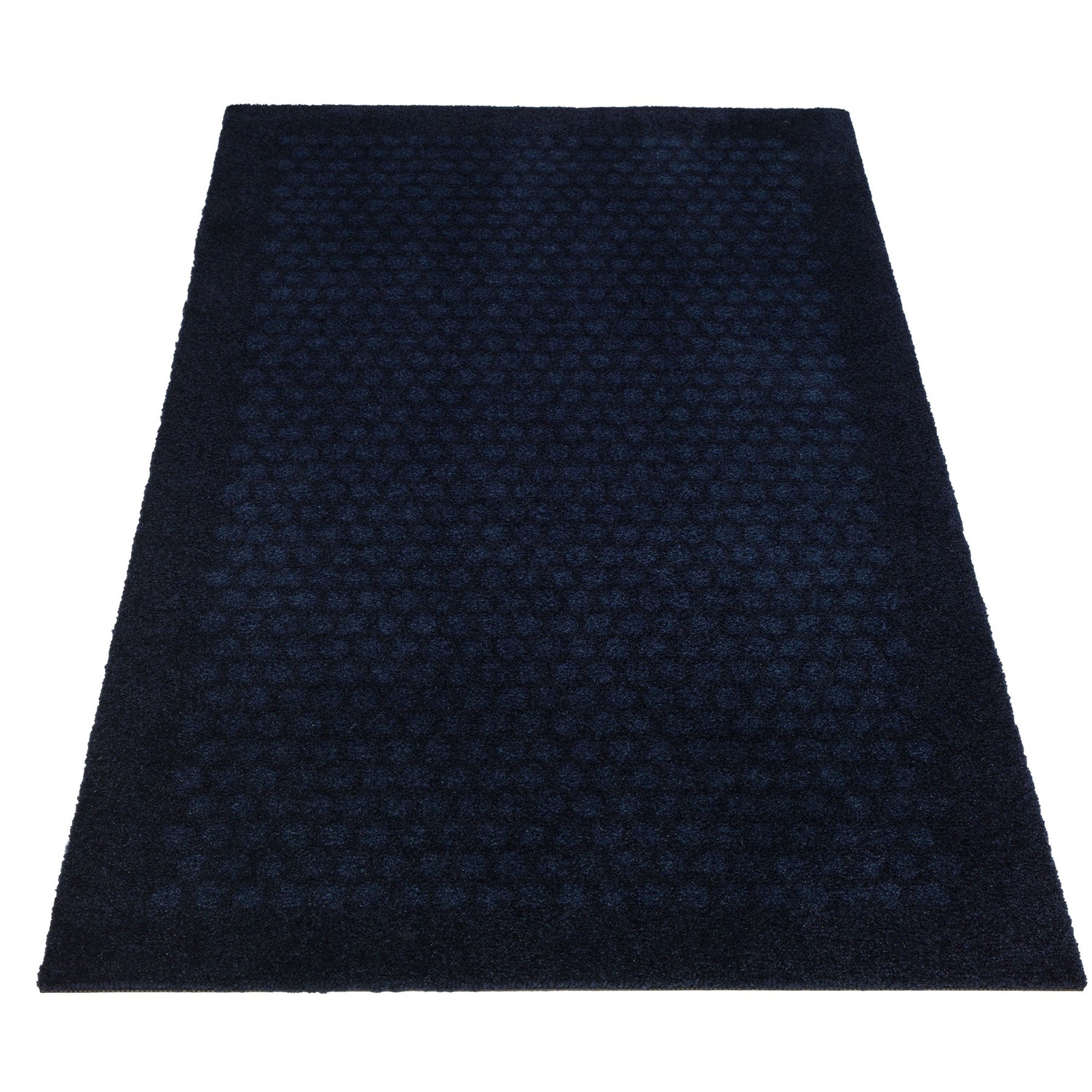 YELLOW MAT 67 x 120 CM - DOTS/BLUE