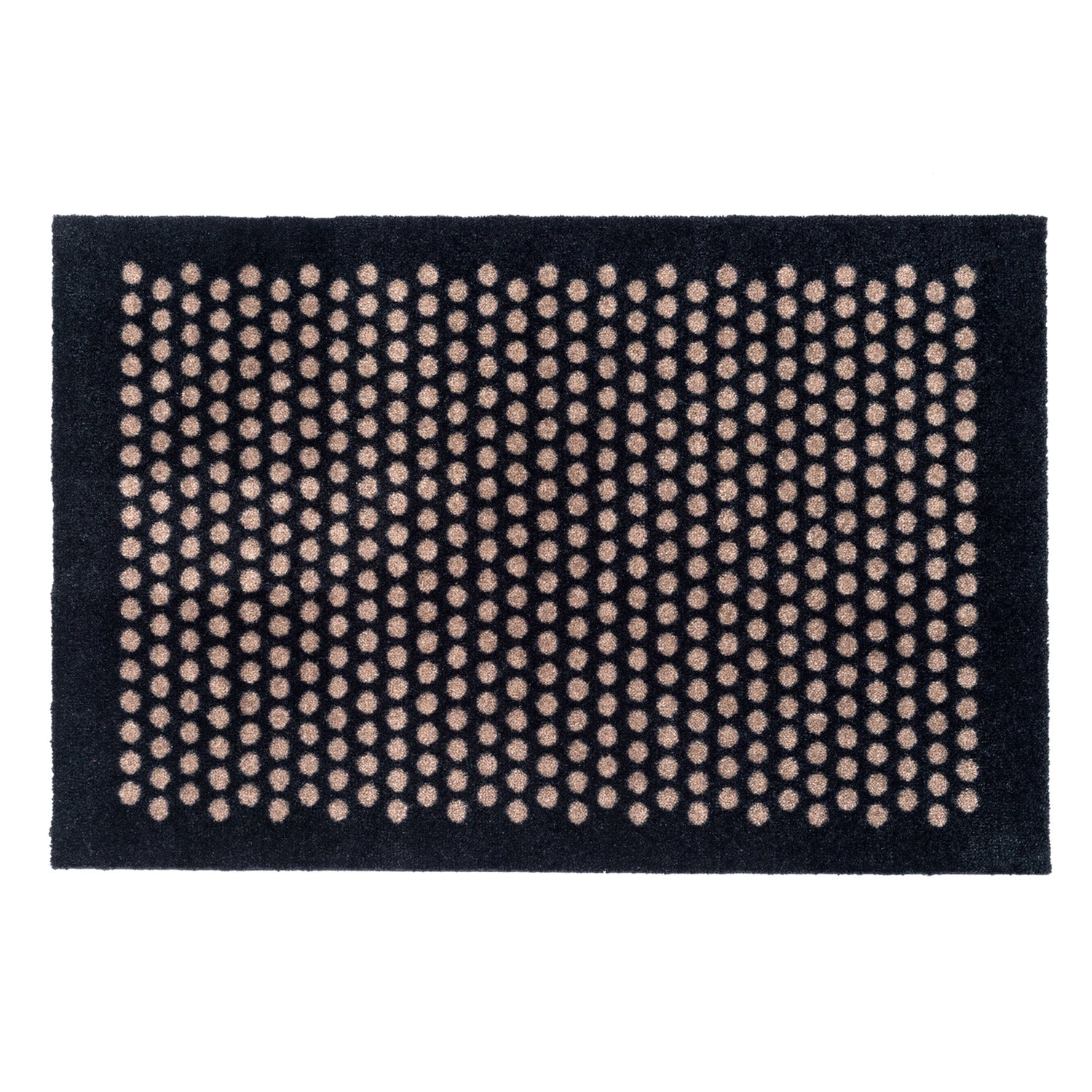 GULVMÅTTE 60 x 90 CM - DOTS/BLACK SAND - Tica Copenhagen - DesignGaragen.dk