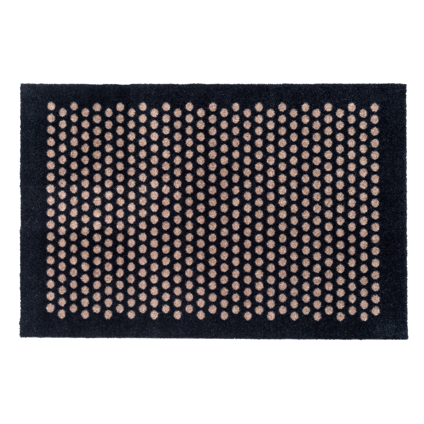 GULVMÅTTE 60 x 90 CM - DOTS/BLACK SAND - Tica Copenhagen - DesignGaragen.dk