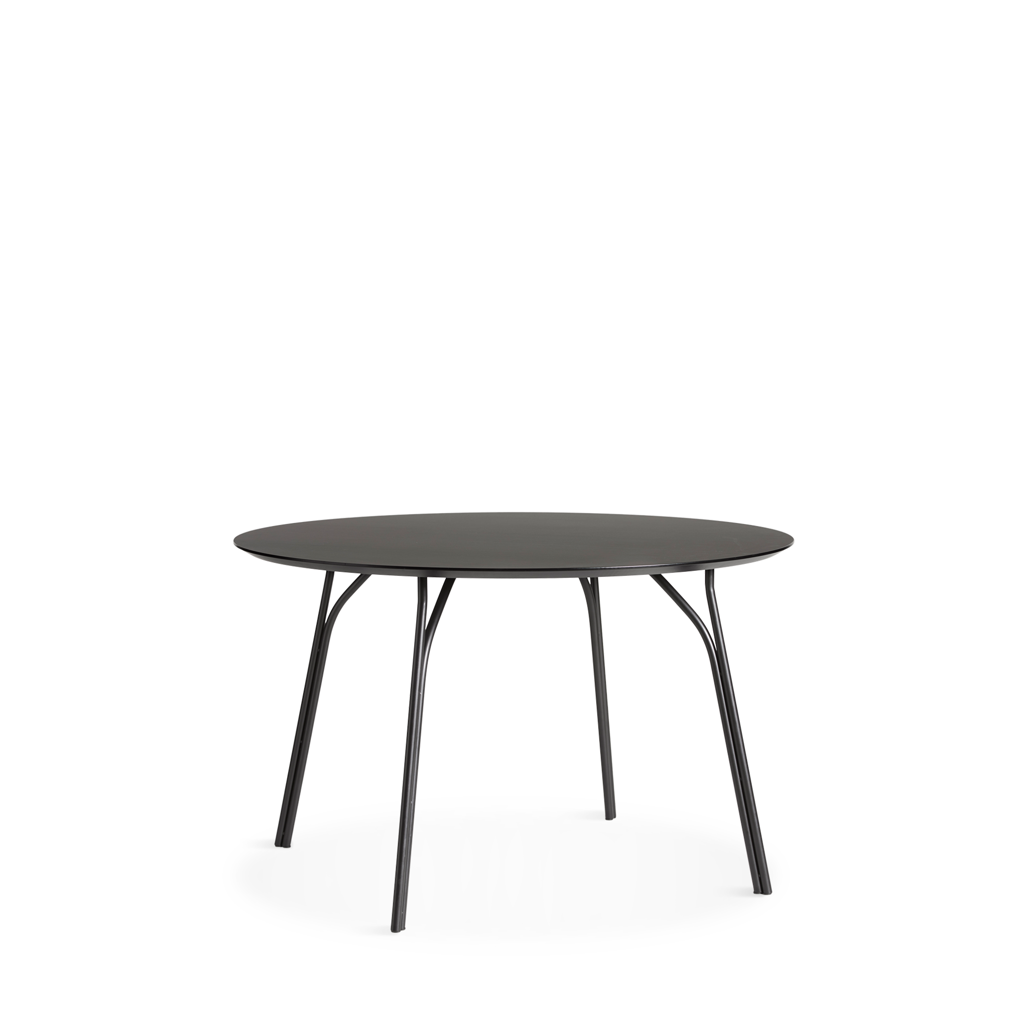 WOUD - Tree dining table (120 cm) - Charcoal black/black - WOUD - DesignGaragen.dk