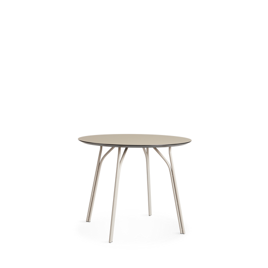 WOUD - Tree dining table (90 cm) - Beige/beige - WOUD - DesignGaragen.dk