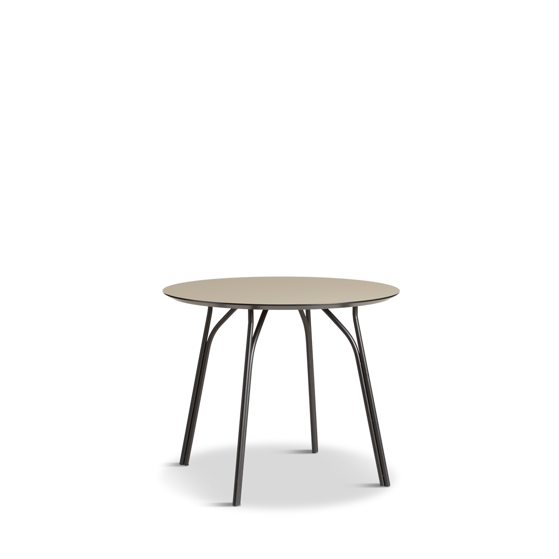 WOUD - Tree dining table (90 cm) - Beige/black - WOUD - DesignGaragen.dk