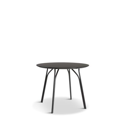 WOUD - Tree dining table (90 cm) - Charcoal black/black - WOUD - DesignGaragen.dk