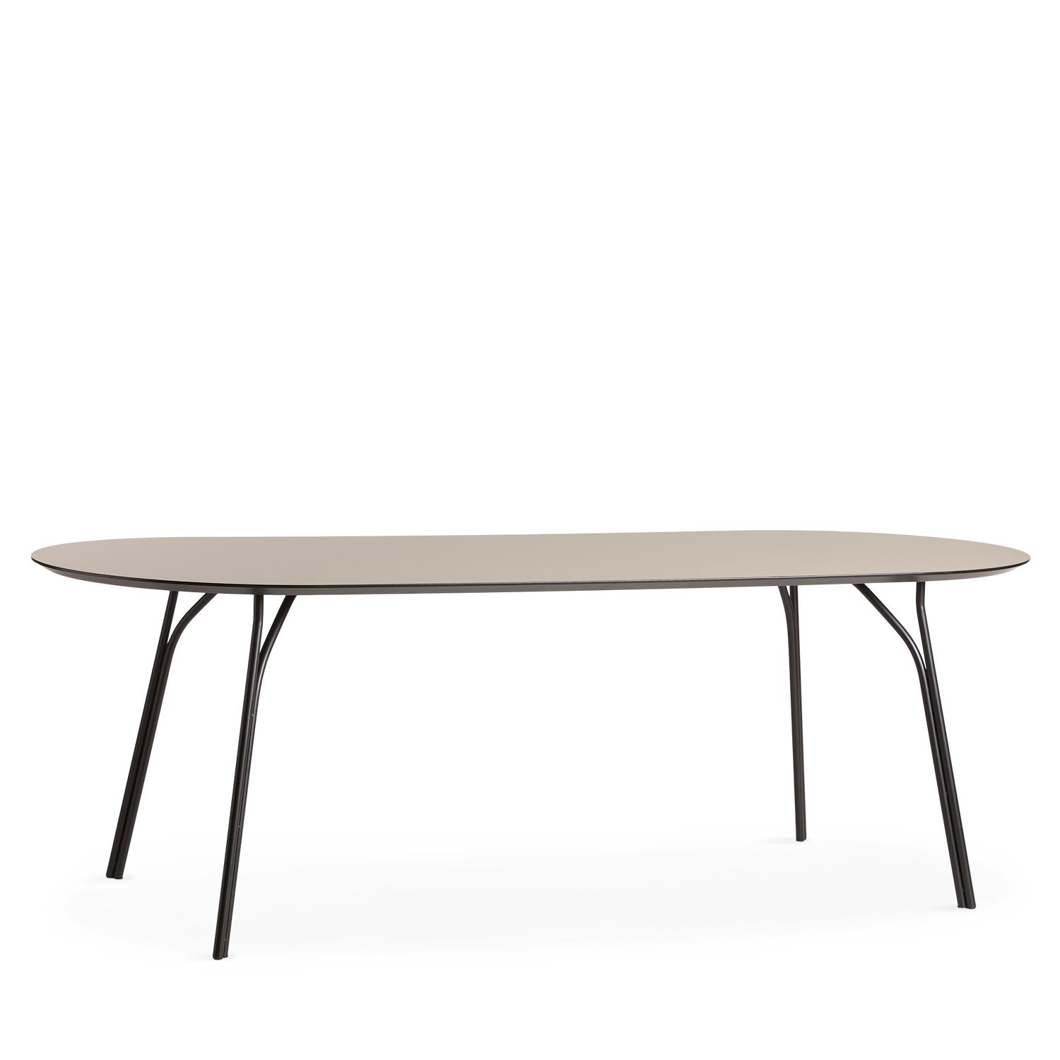 WOUD - Tree dining table (220 cm) - Beige/black - WOUD - DesignGaragen.dk