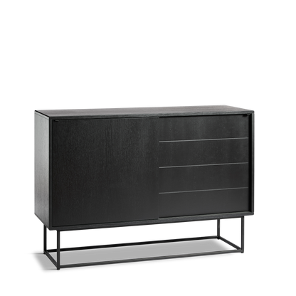 WOUD - Virka sideboard (High) - Black - WOUD - DesignGaragen.dk