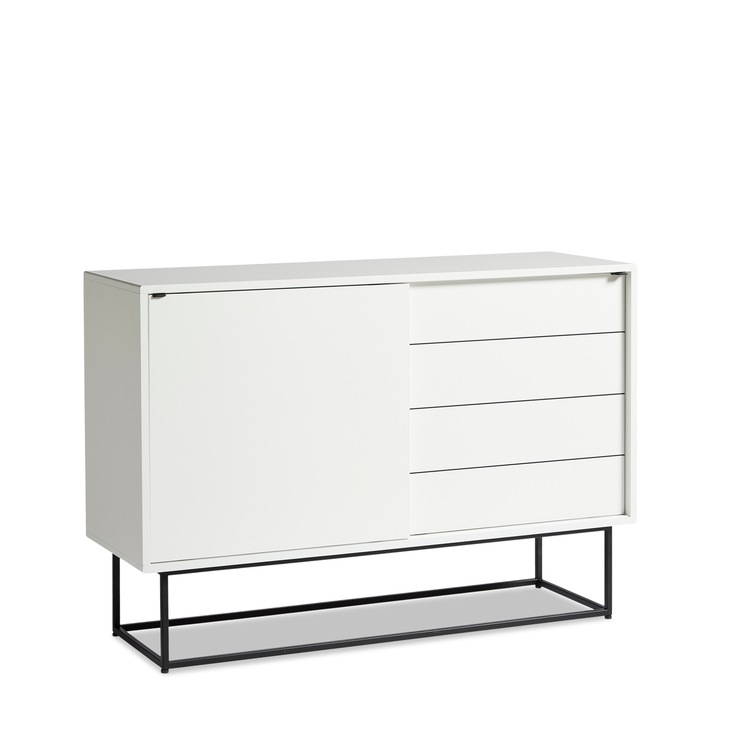WOUD - Virka sideboard (High) - White - WOUD - DesignGaragen.dk