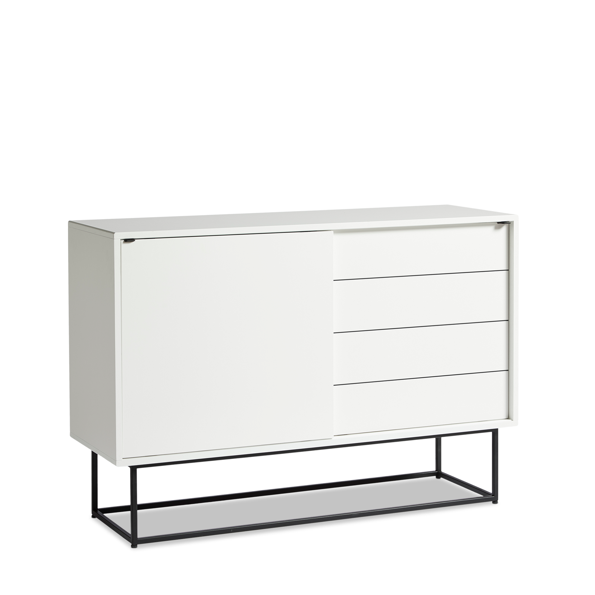 WOUD - Virka sideboard (High) - White - WOUD - DesignGaragen.dk